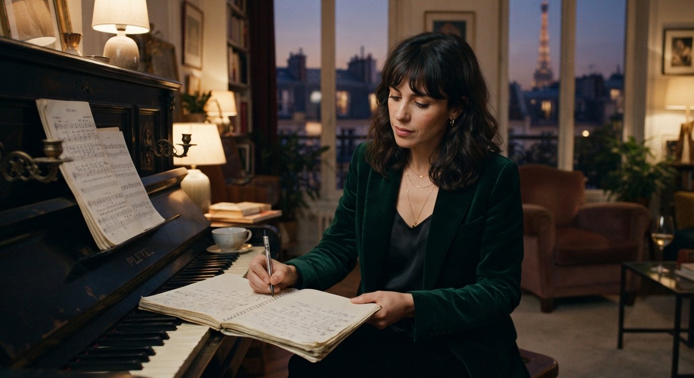 Écriture de « L'heure bleue »